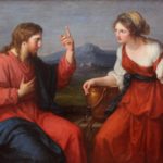 Samaritan Woman and Jesus at the Well